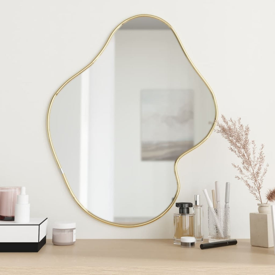 Wandspiegel Kleurig 60 x 50 cm Goud