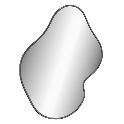 Wandspiegel 60 x 50 cm Zwart