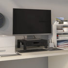 Monitorstandaard 43x30,5x13 cm zwart HIPS