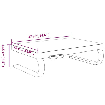 Monitorstandaard 37X28X11,5 Cm Zwart