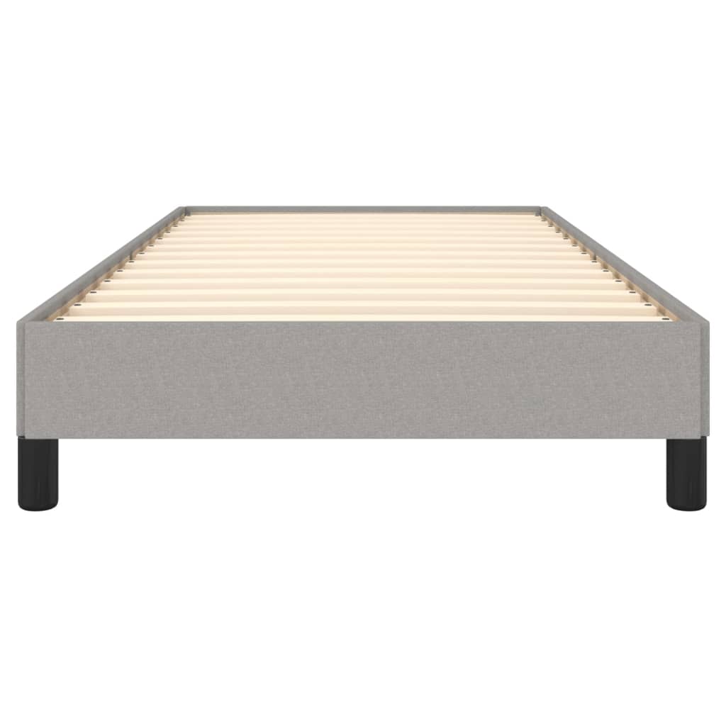 Bedframe stof lichtgrijs 80x200 cm 80 x 200 cm 25 cm