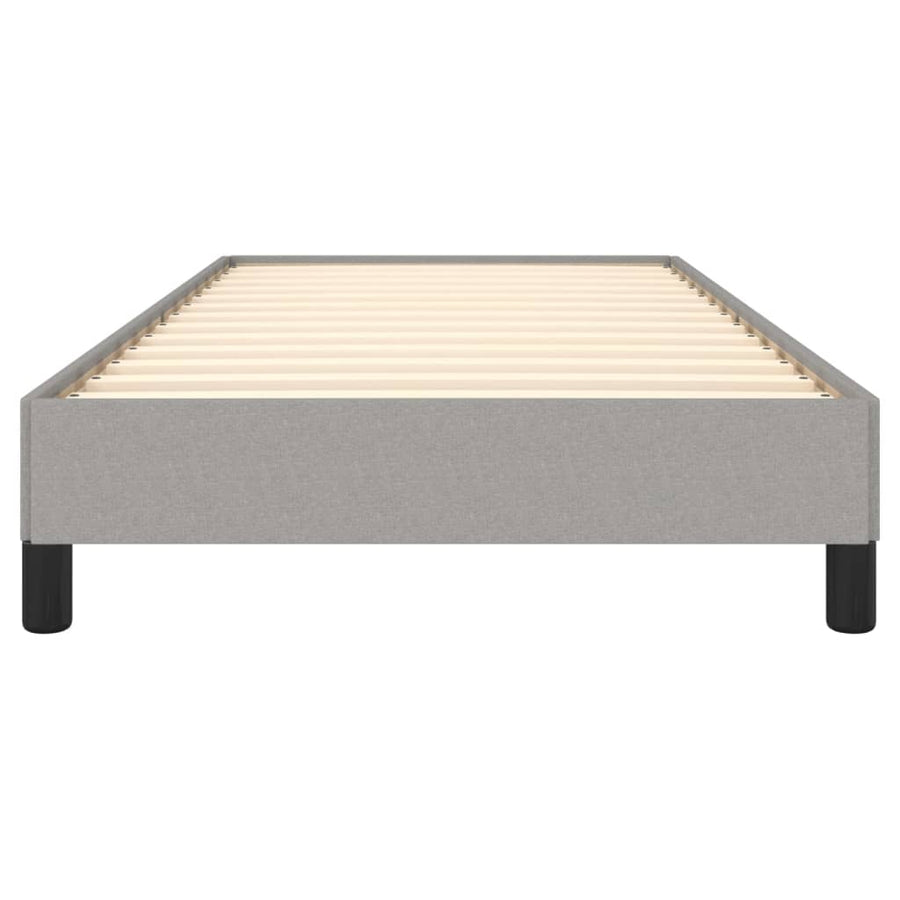 Bedframe stof lichtgrijs 80x200 cm 80 x 200 cm 25 cm