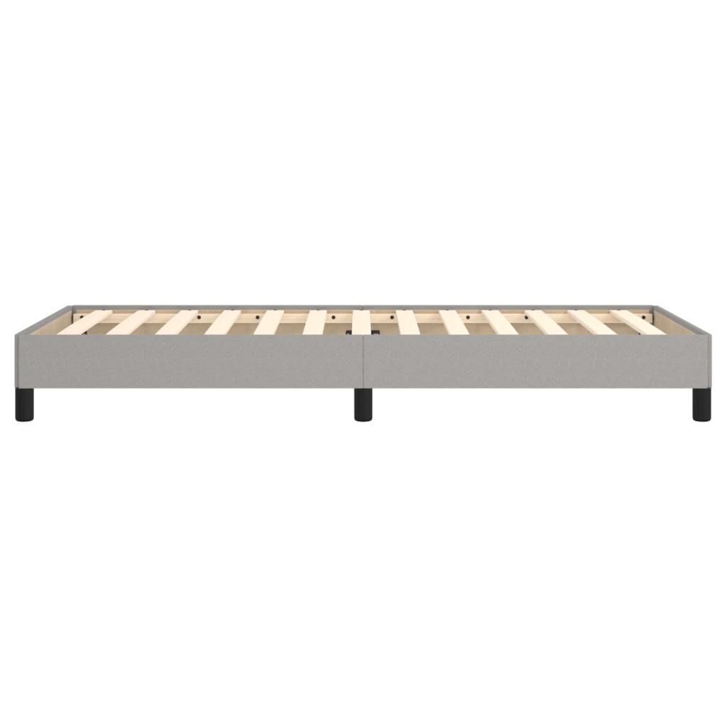 Bedframe stof lichtgrijs 80x200 cm 80 x 200 cm 25 cm