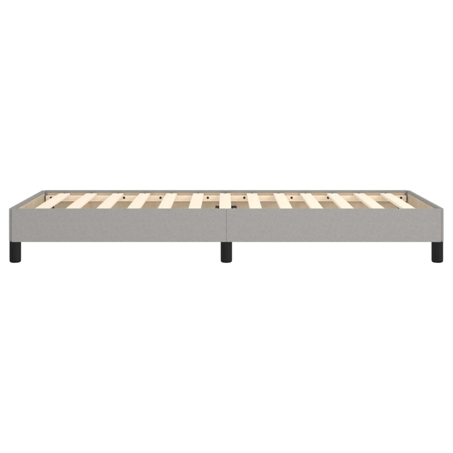 Bedframe stof lichtgrijs 80x200 cm 80 x 200 cm 25 cm