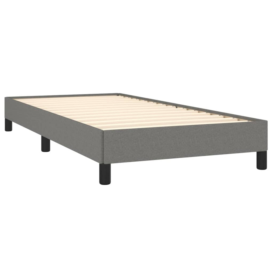 Bedframe Stof Donkergrijs 80 x 200 cm 25 cm