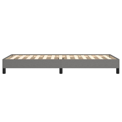 Bedframe Stof Donkergrijs 80 x 200 cm 25 cm