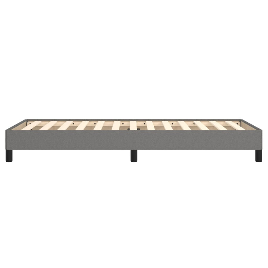Bedframe Stof Donkergrijs 80 x 200 cm 25 cm