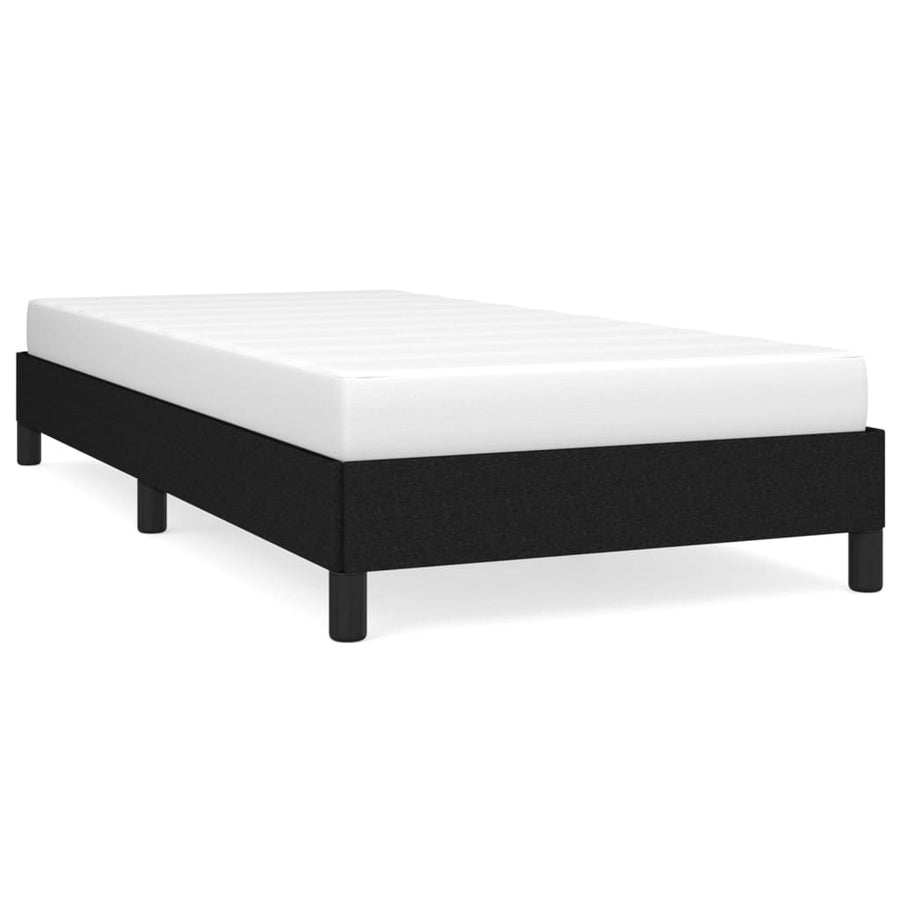 Bedframe Stof Zwart 80 x 200 cm 25 cm
