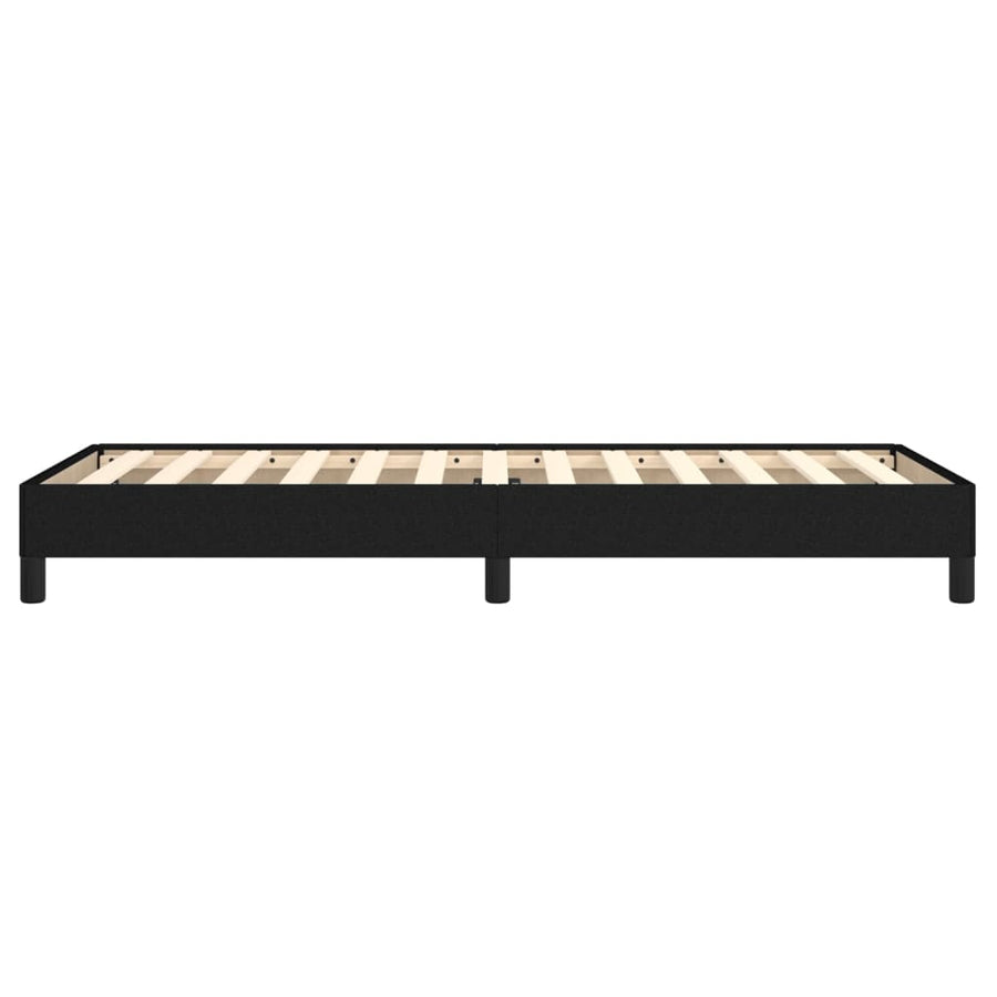 Bedframe Stof Zwart 80 x 200 cm 25 cm