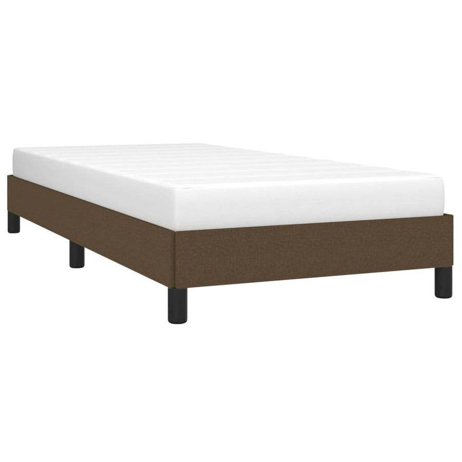 Bedframe Stof Donkerbruin 80 x 200 cm 25 cm