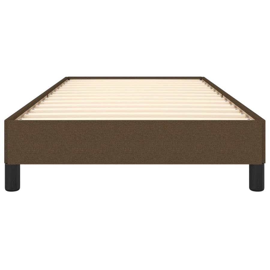 Bedframe Stof Donkerbruin 80 x 200 cm 25 cm