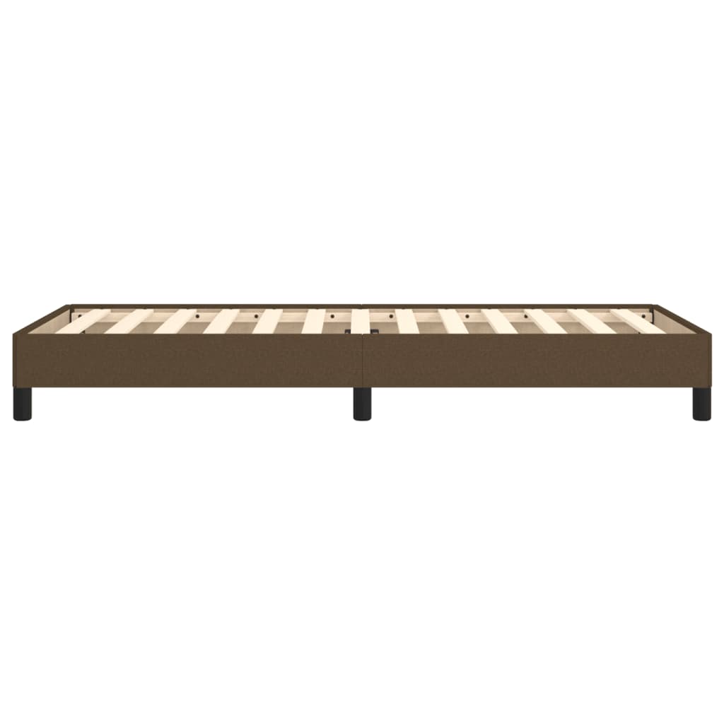 Bedframe Stof Donkerbruin 80 x 200 cm 25 cm