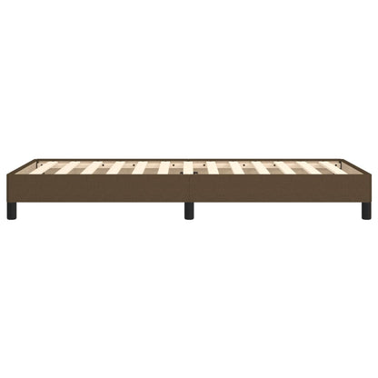 Bedframe Stof Donkerbruin 80 x 200 cm 25 cm