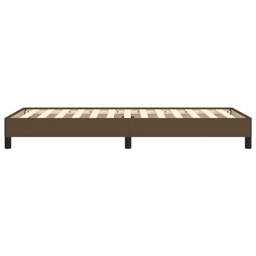 Bedframe Stof Donkerbruin 80 x 200 cm 25 cm