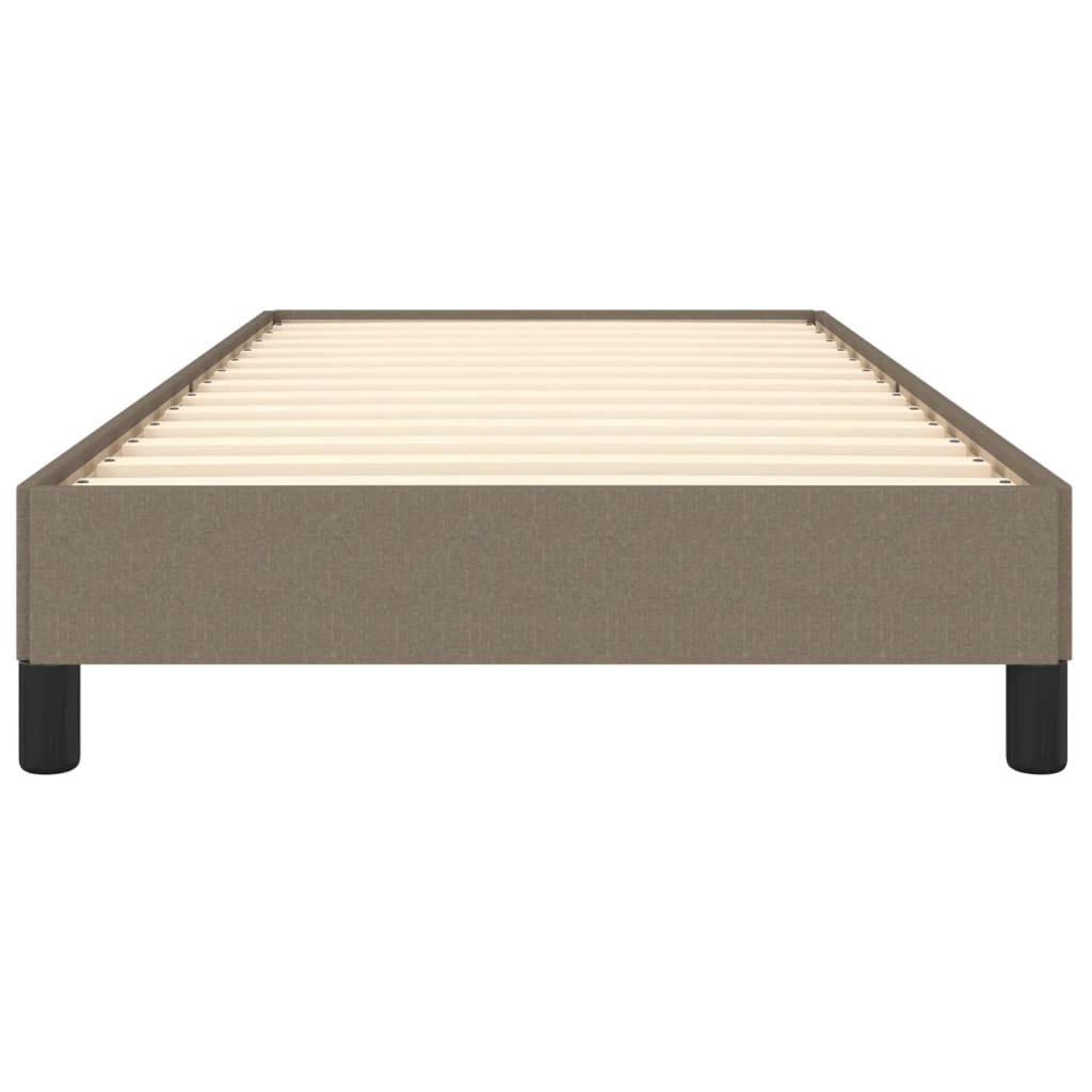 Bedframe stof taupe 80x200 cm 80 x 200 cm 25 cm