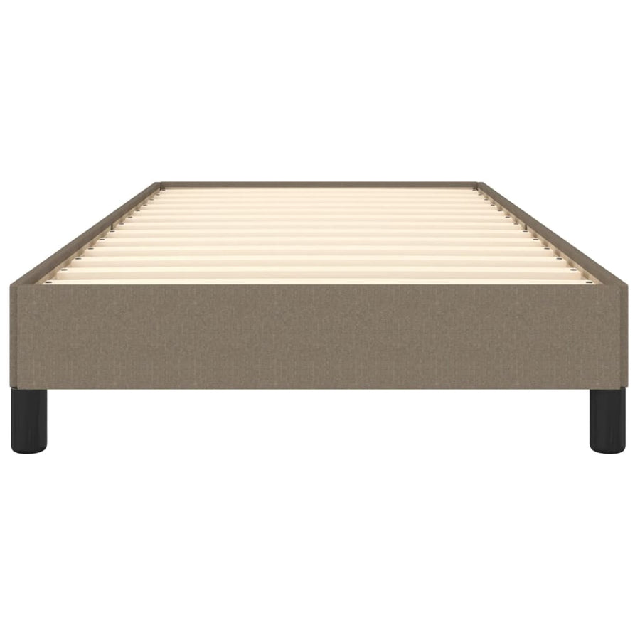 Bedframe stof taupe 80x200 cm 80 x 200 cm 25 cm