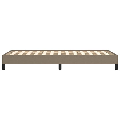 Bedframe stof taupe 80x200 cm 80 x 200 cm 25 cm