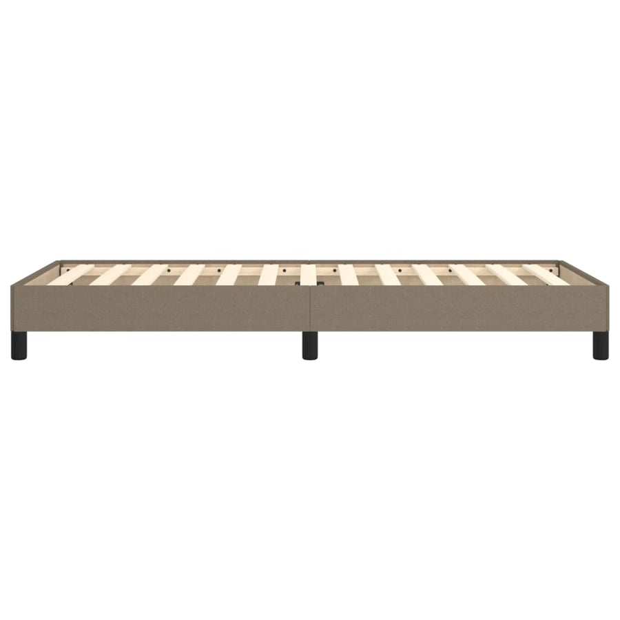 Bedframe stof taupe 80x200 cm 80 x 200 cm 25 cm