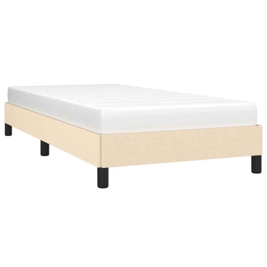 Bedframe Stof Crème 80 x 200 cm 25 cm