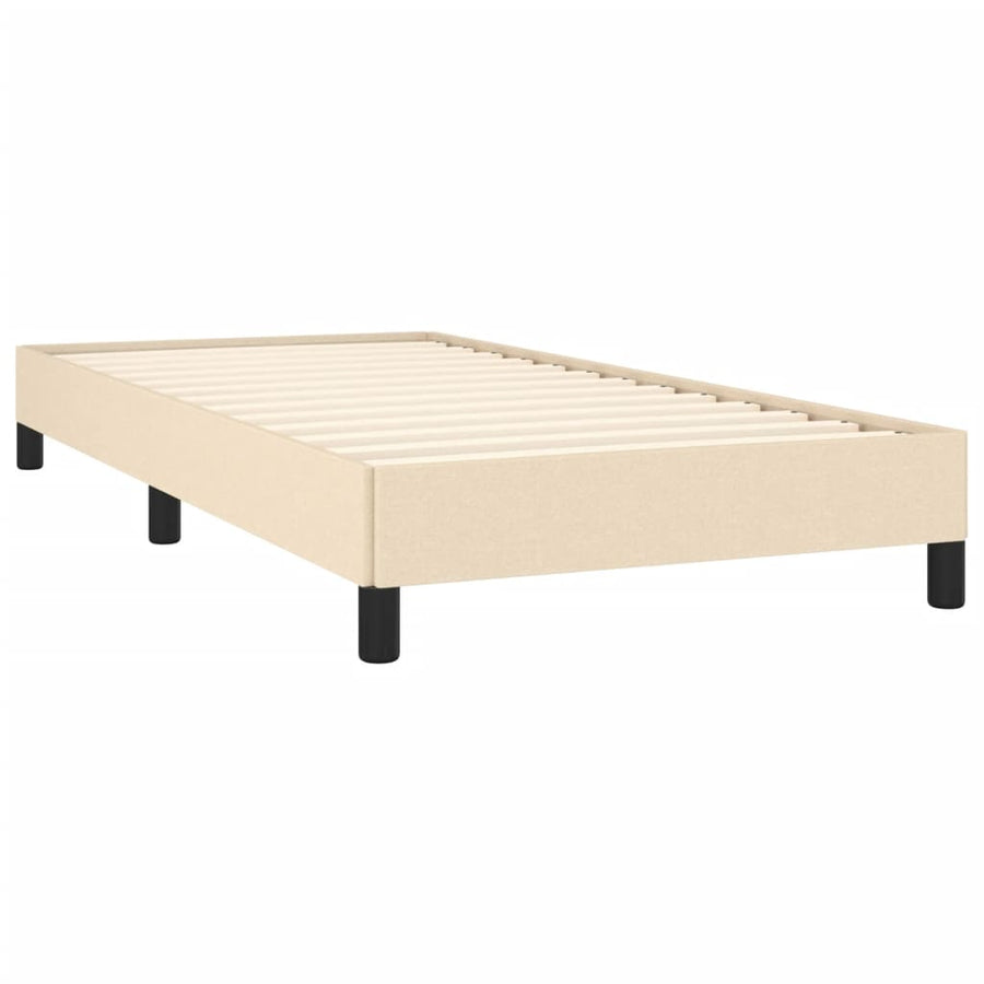 Bedframe Stof Crème 80 x 200 cm 25 cm