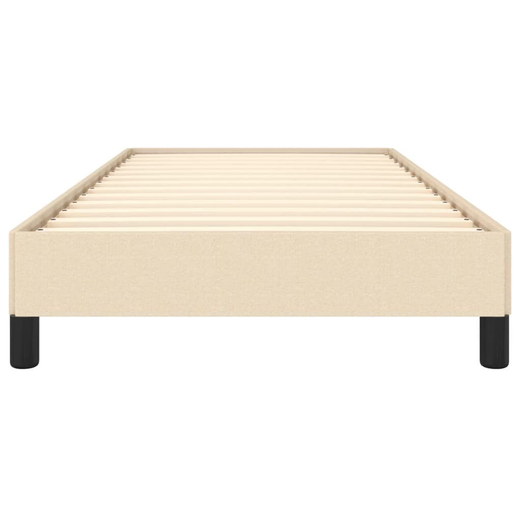 Bedframe Stof Crème 80 x 200 cm 25 cm