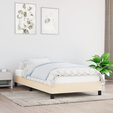 Bedframe Stof Crème 80 x 200 cm 25 cm