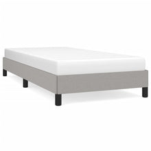 Bedframe Stof Lichtgrijs 90 x 190 cm 25 cm