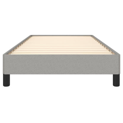 Bedframe Stof Lichtgrijs 90 x 190 cm 25 cm