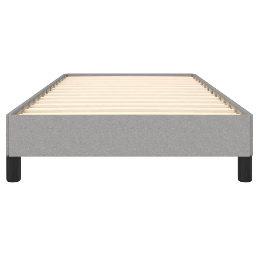 Bedframe Stof Lichtgrijs 90 x 190 cm 25 cm