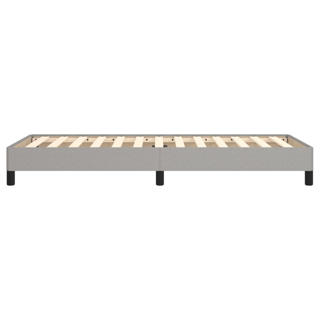 Bedframe Stof Lichtgrijs 90 x 190 cm 25 cm