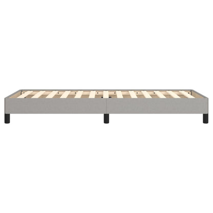 Bedframe Stof Lichtgrijs 90 x 190 cm 25 cm