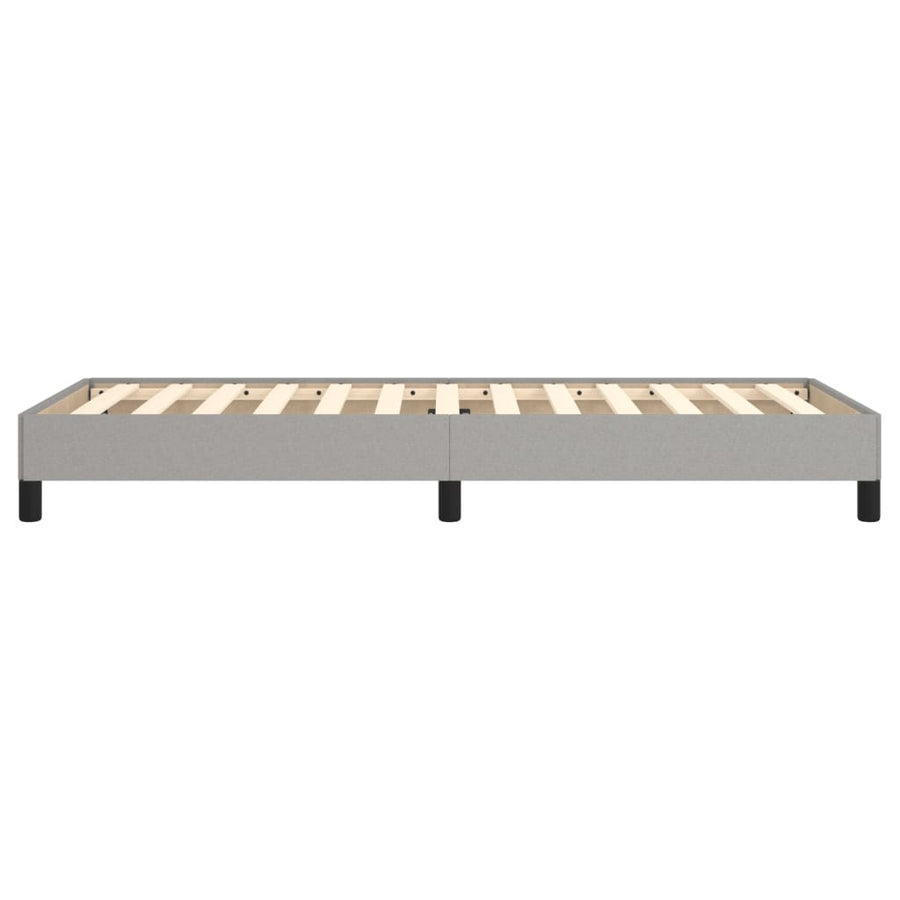 Bedframe Stof Lichtgrijs 90 x 190 cm 25 cm