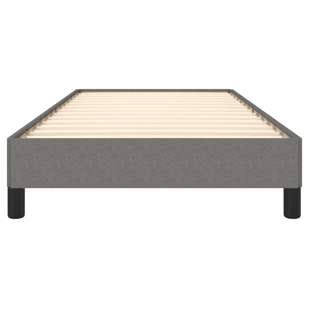 Bedframe Stof Donkergrijs 90 x 190 cm 25 cm