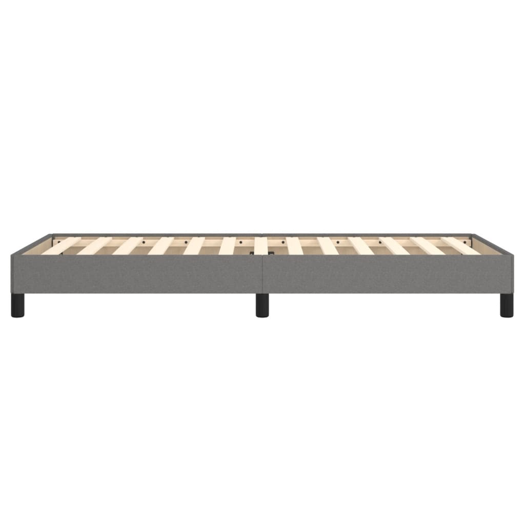 Bedframe Stof Donkergrijs 90 x 190 cm 25 cm