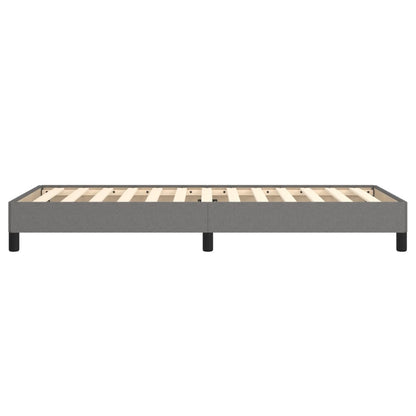 Bedframe Stof Donkergrijs 90 x 190 cm 25 cm