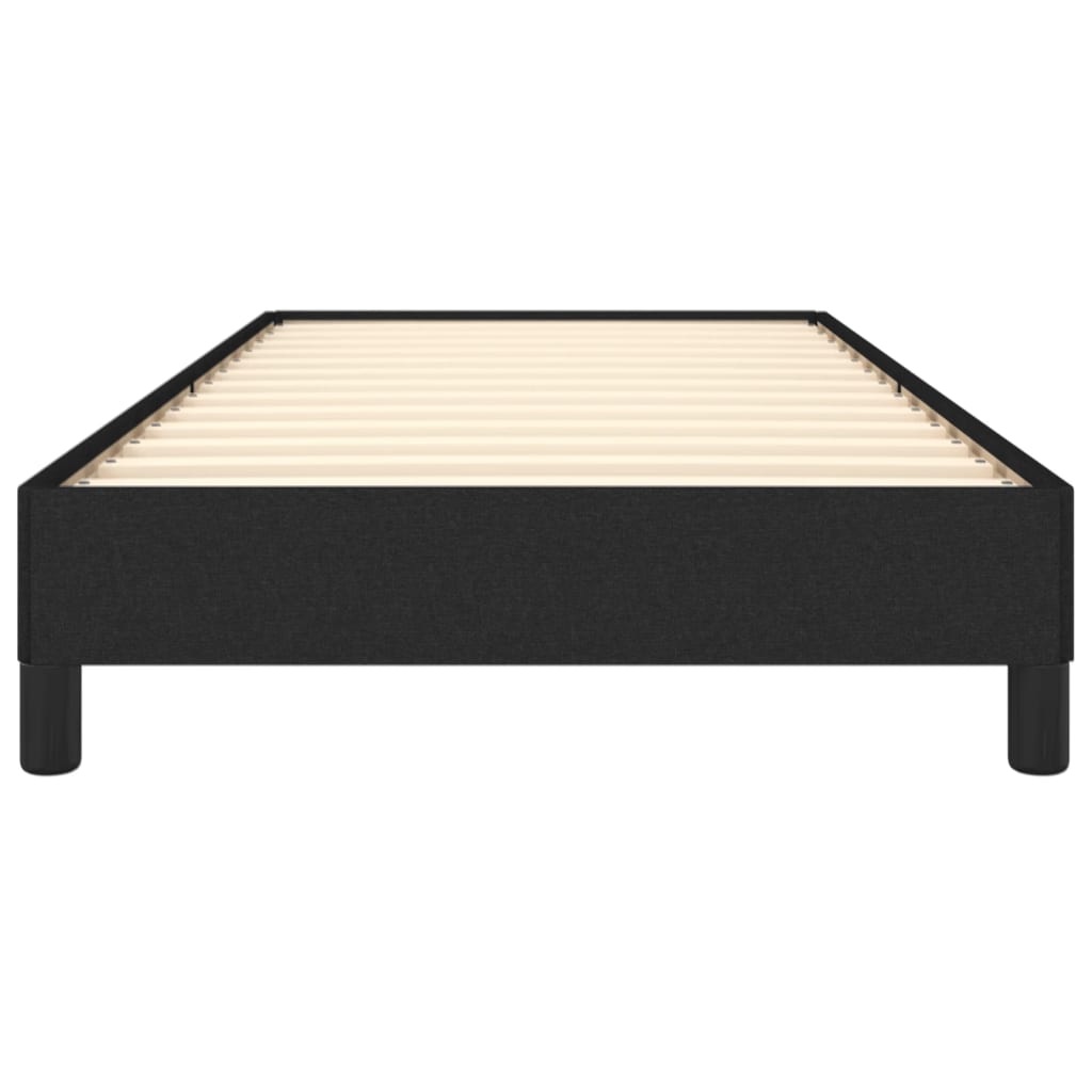 Bedframe Stof Zwart 90 x 190 cm 25 cm