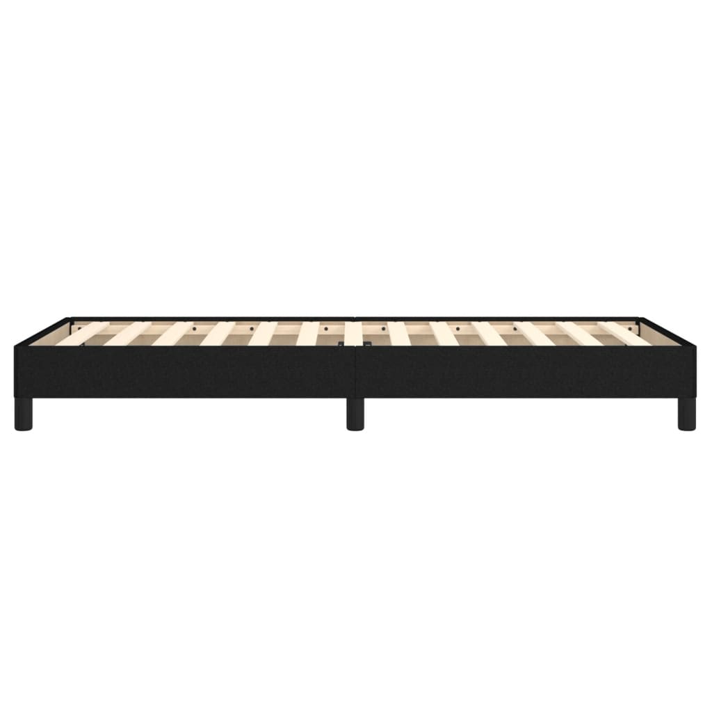 Bedframe Stof Zwart 90 x 190 cm 25 cm