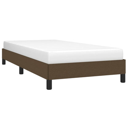 Bedframe Stof Donkerbruin 90 x 190 cm 25 cm