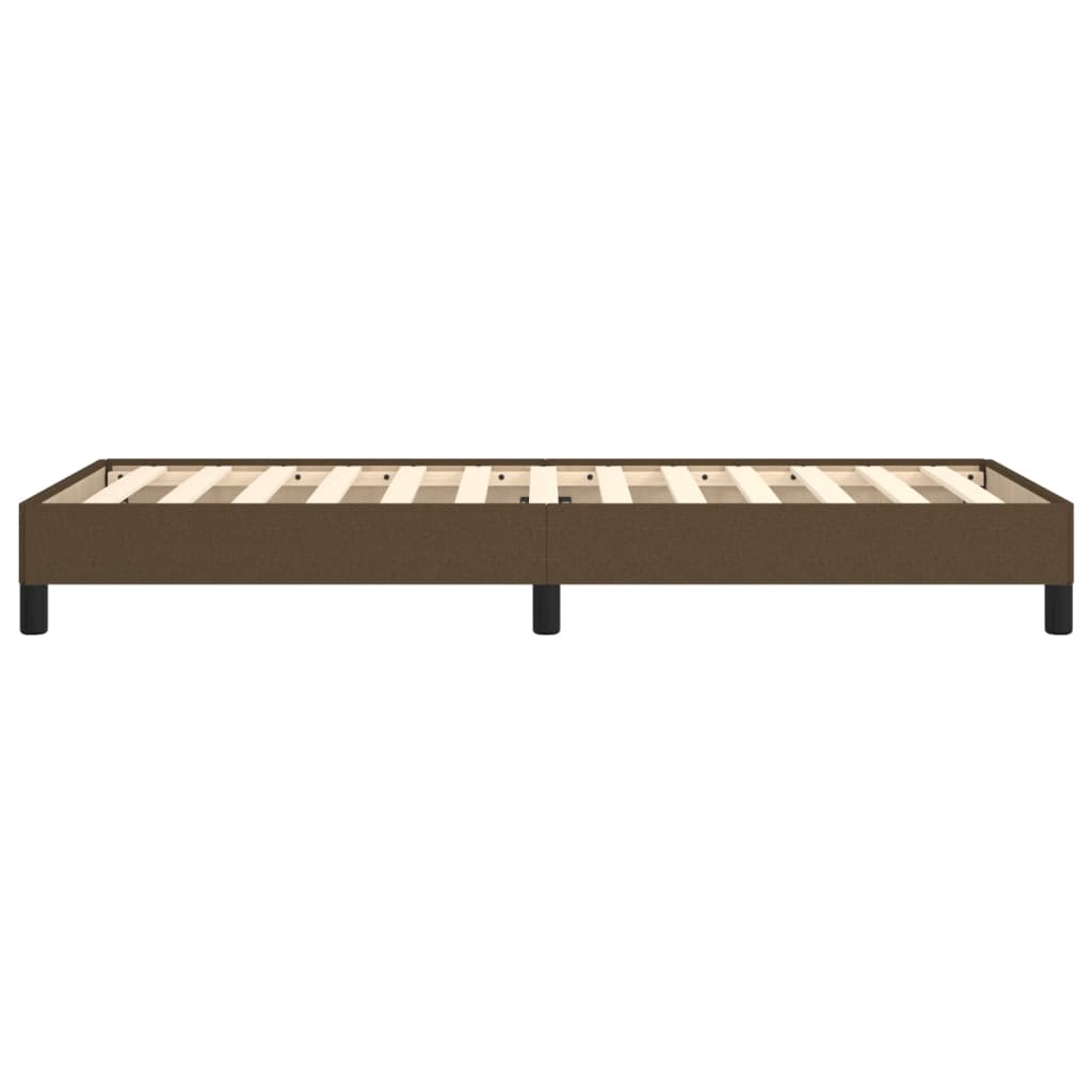 Bedframe Stof Donkerbruin 90 x 190 cm 25 cm