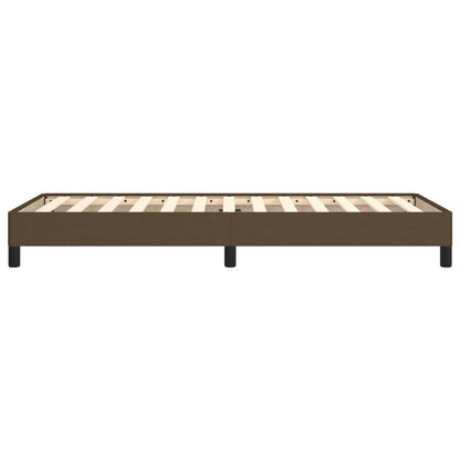 Bedframe Stof Donkerbruin 90 x 190 cm 25 cm