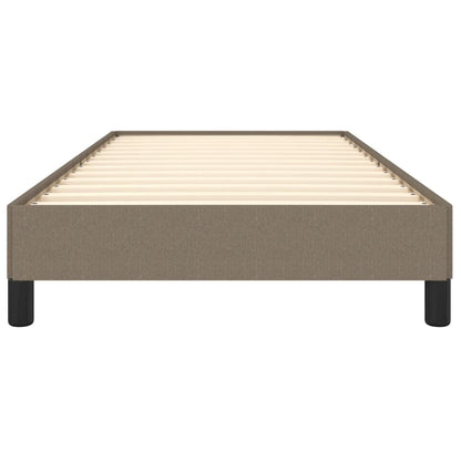Bedframe Stof Taupe 90 x 190 cm 25 cm