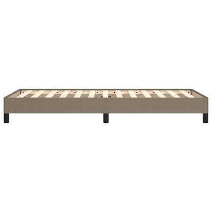 Bedframe Stof Taupe 90 x 190 cm 25 cm