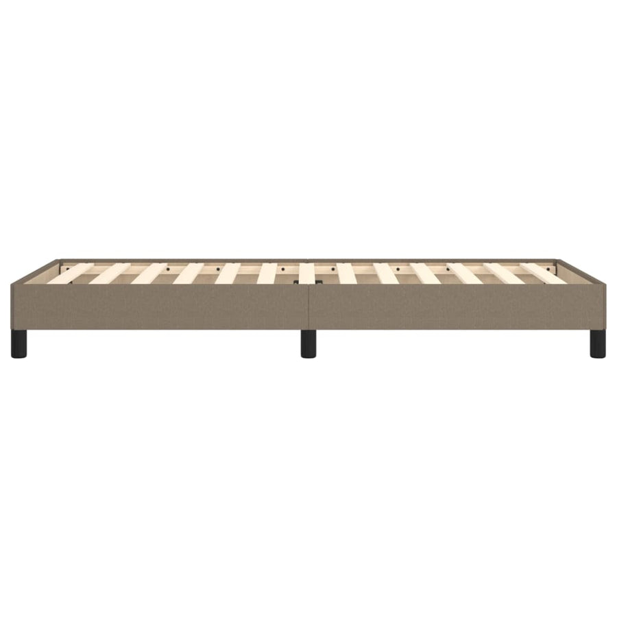 Bedframe Stof Taupe 90 x 190 cm 25 cm