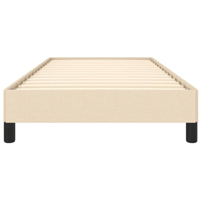Bedframe Stof Kleurig Crème 90 x 190 cm 25 cm