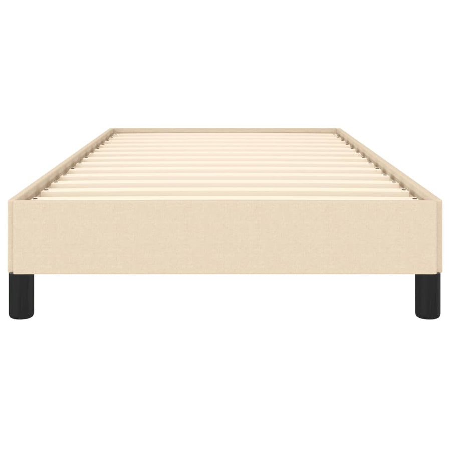 Bedframe Stof Kleurig Crème 90 x 190 cm 25 cm