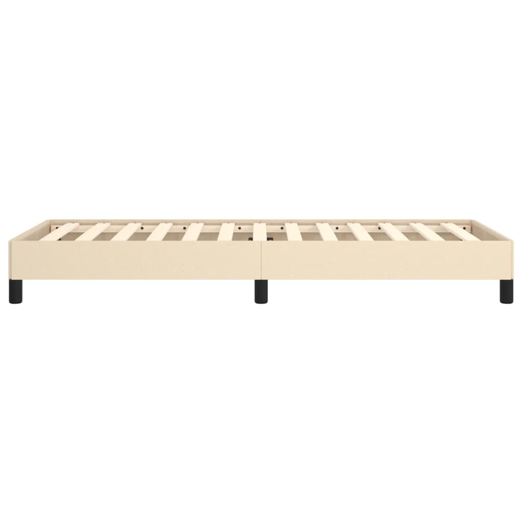 Bedframe Stof Kleurig Crème 90 x 190 cm 25 cm