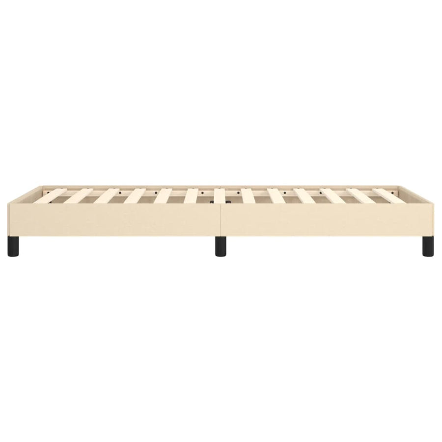 Bedframe Stof Kleurig Crème 90 x 190 cm 25 cm