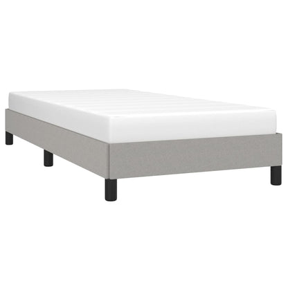 Bedframe Stof Lichtgrijs 90 x 200 cm 25 cm