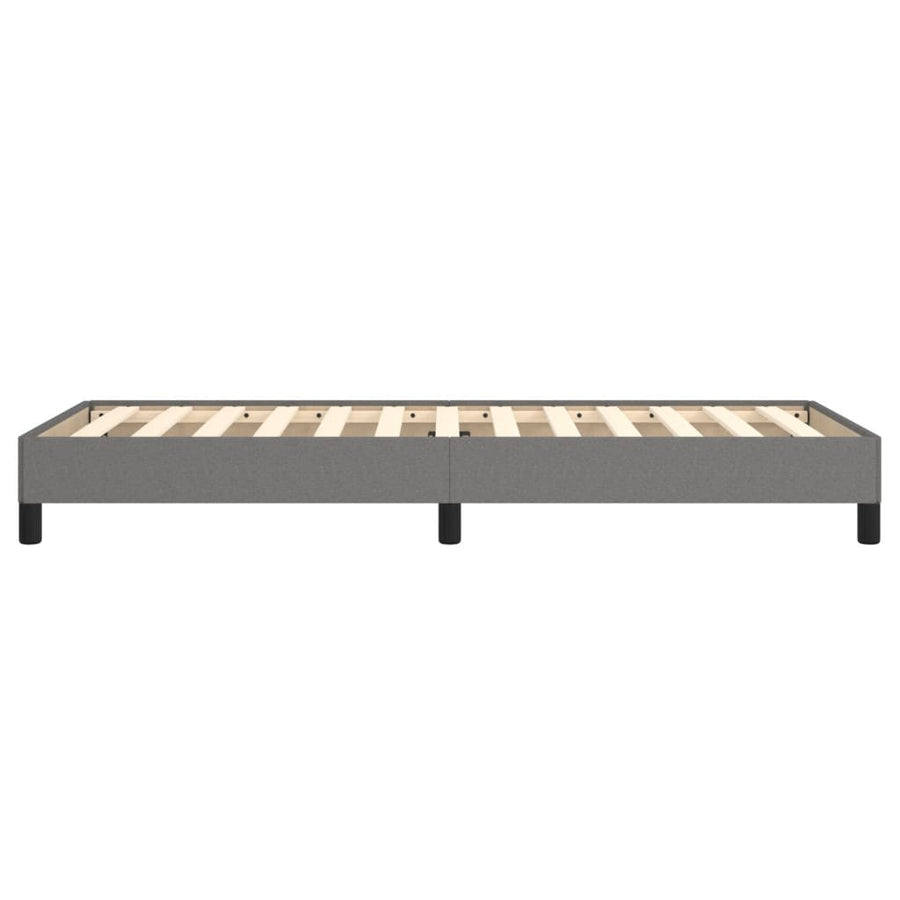 Bedframe Stof Donkergrijs 90 x 200 cm 25 cm