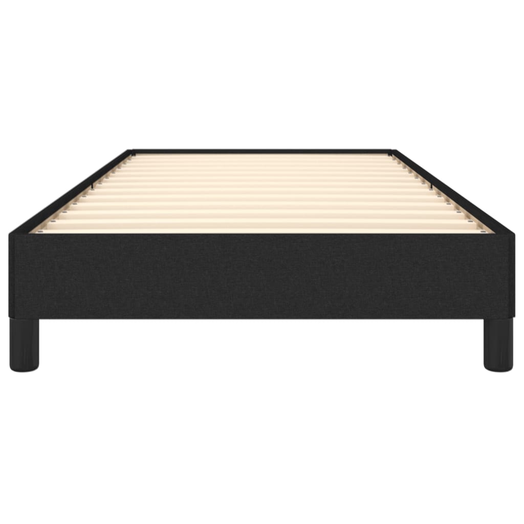Bedframe Stof Zwart 90 x 200 cm 25 cm